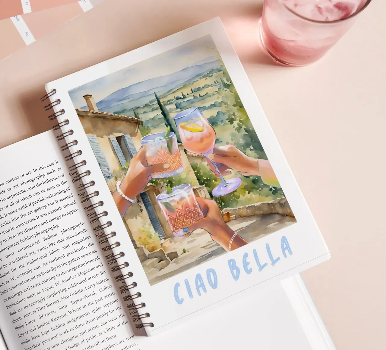 Ciao Bella Print diario ad anelli da TheCocktailClub