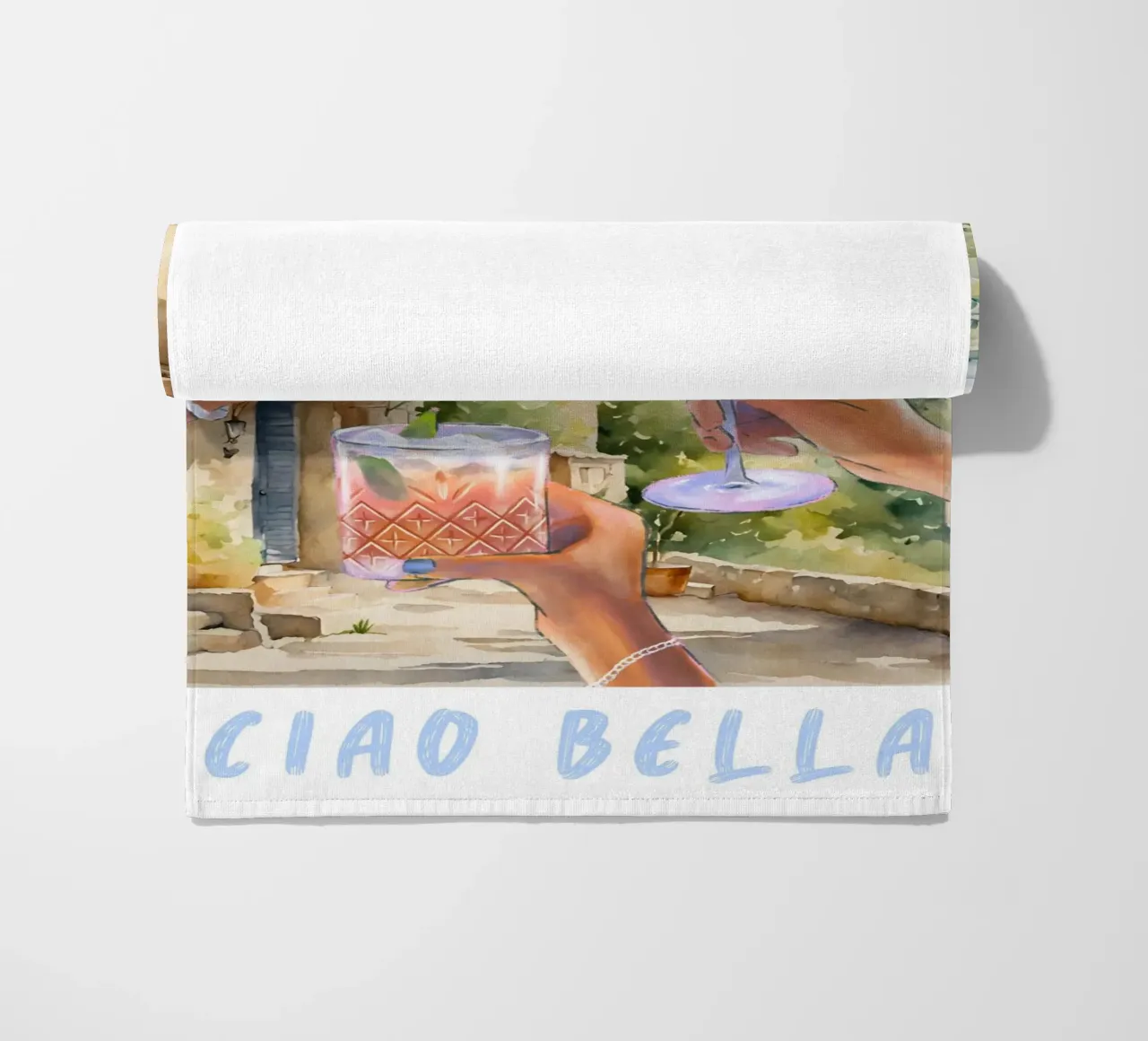 Ciao Bella Print telo mare da TheCocktailClub