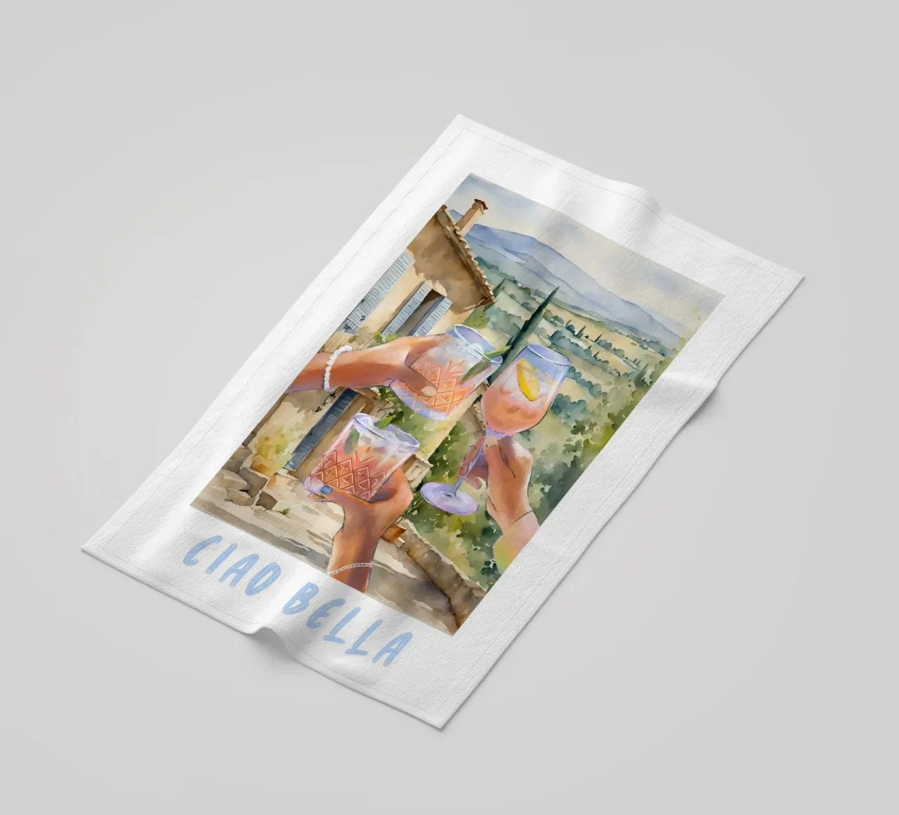 Ciao Bella Print telo mare da TheCocktailClub