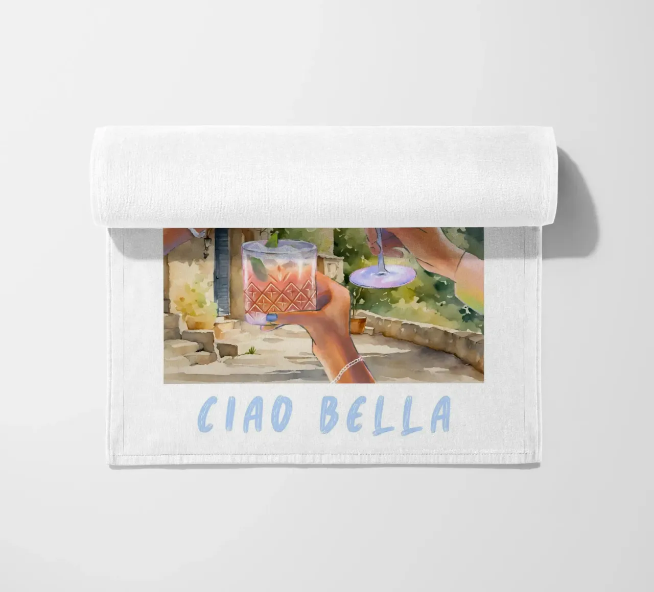 Ciao Bella Print telo mare da TheCocktailClub