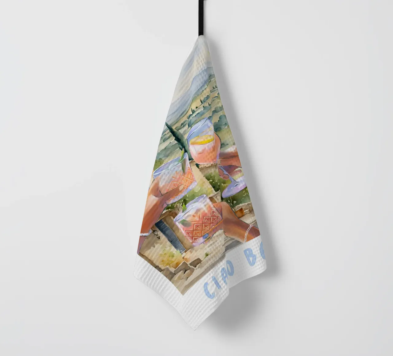 Ciao Bella Print canovaccio da cucina da TheCocktailClub