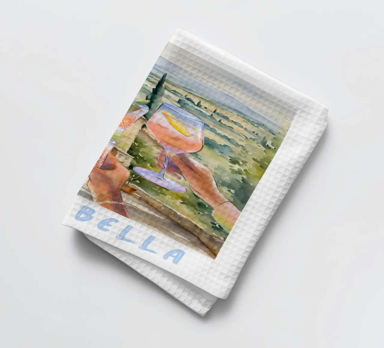 Ciao Bella Print canovaccio da cucina da TheCocktailClub