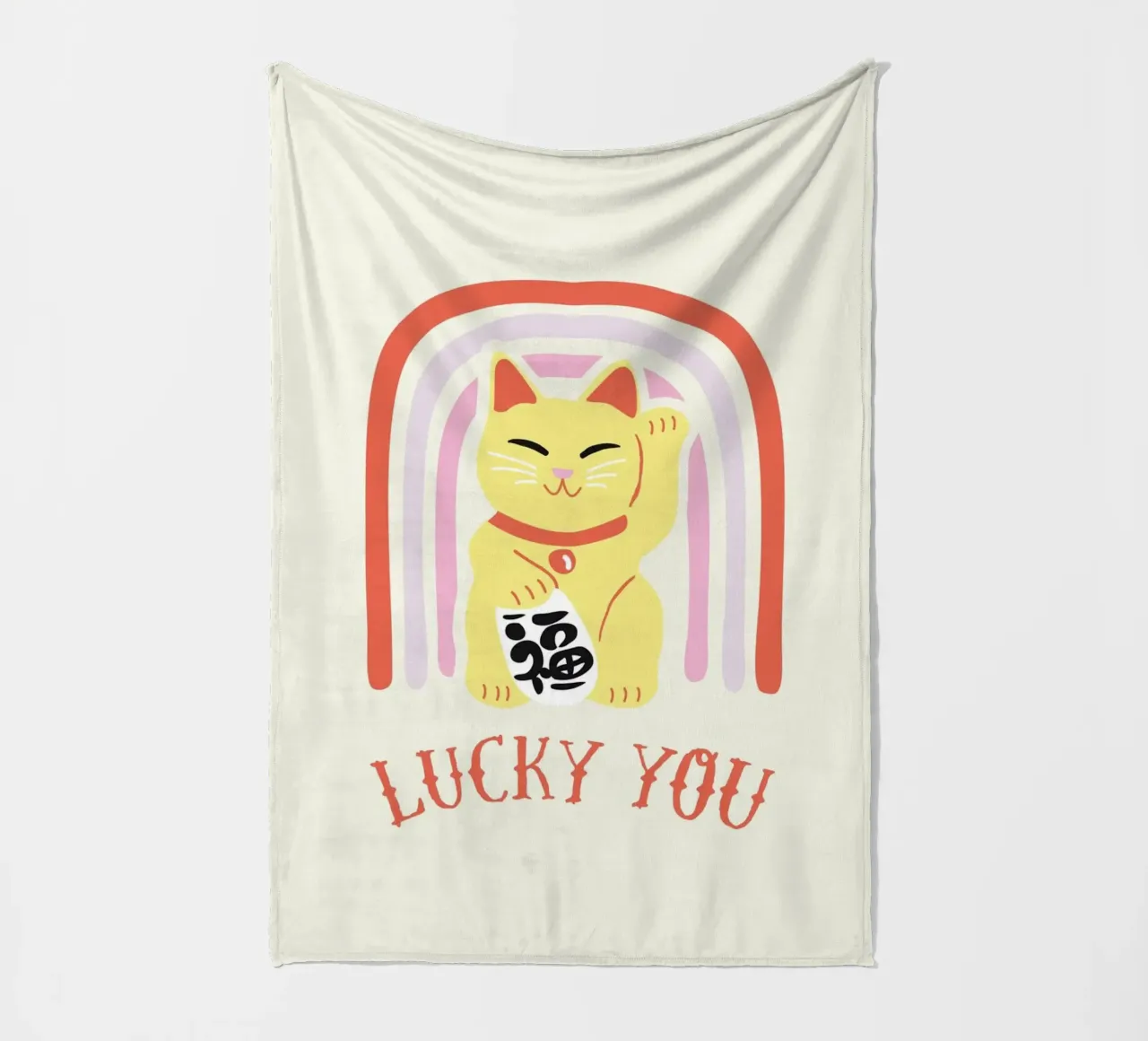 Lucky you coperta in pile da 2toastdesign