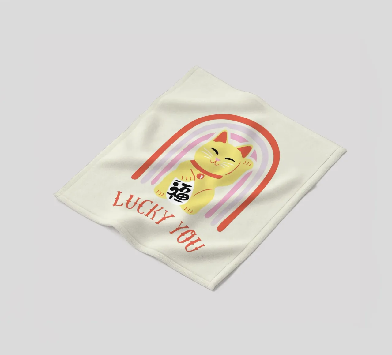 Lucky you coperta in pile da 2toastdesign