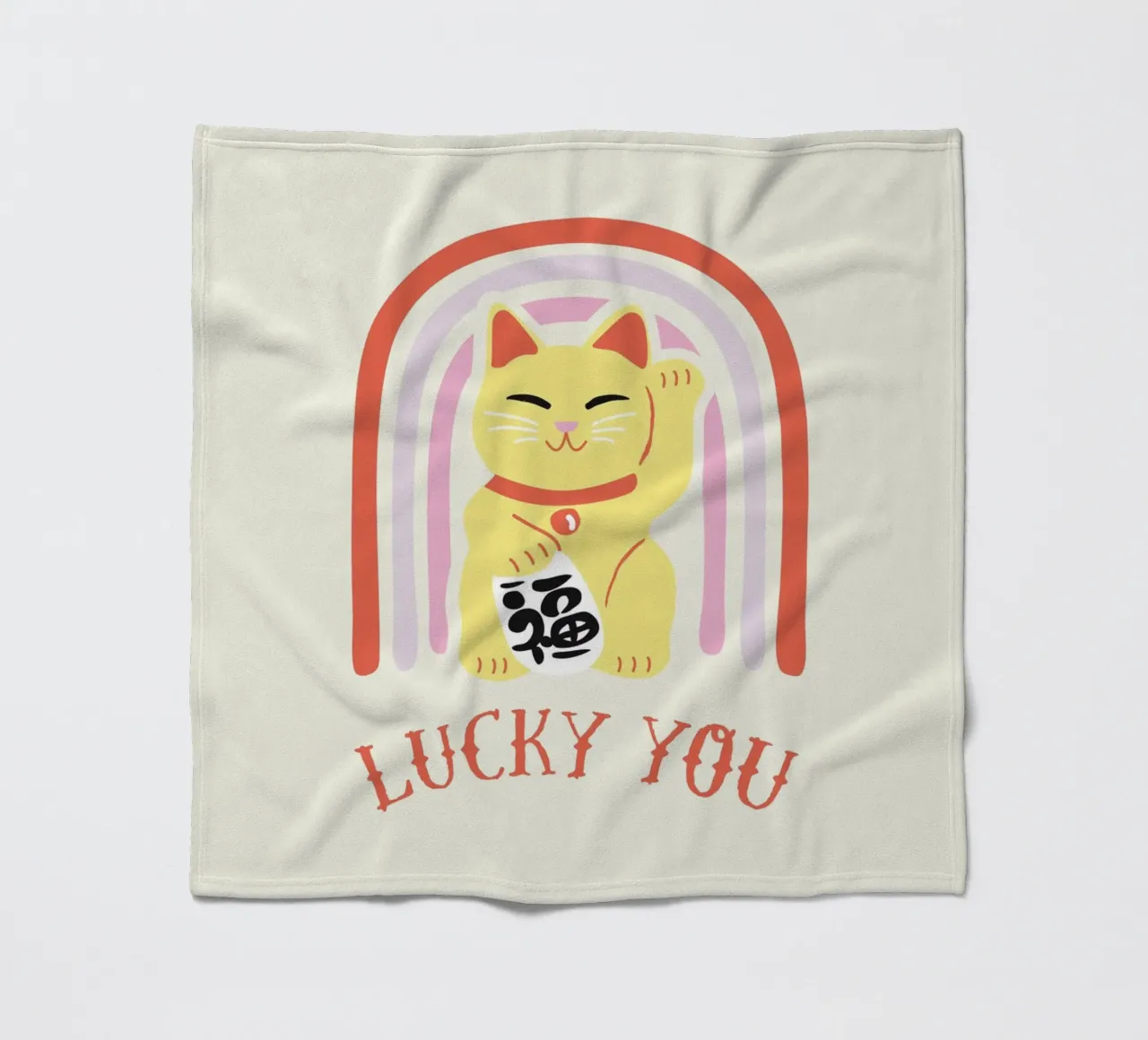 Lucky you coperta in pile da 2toastdesign