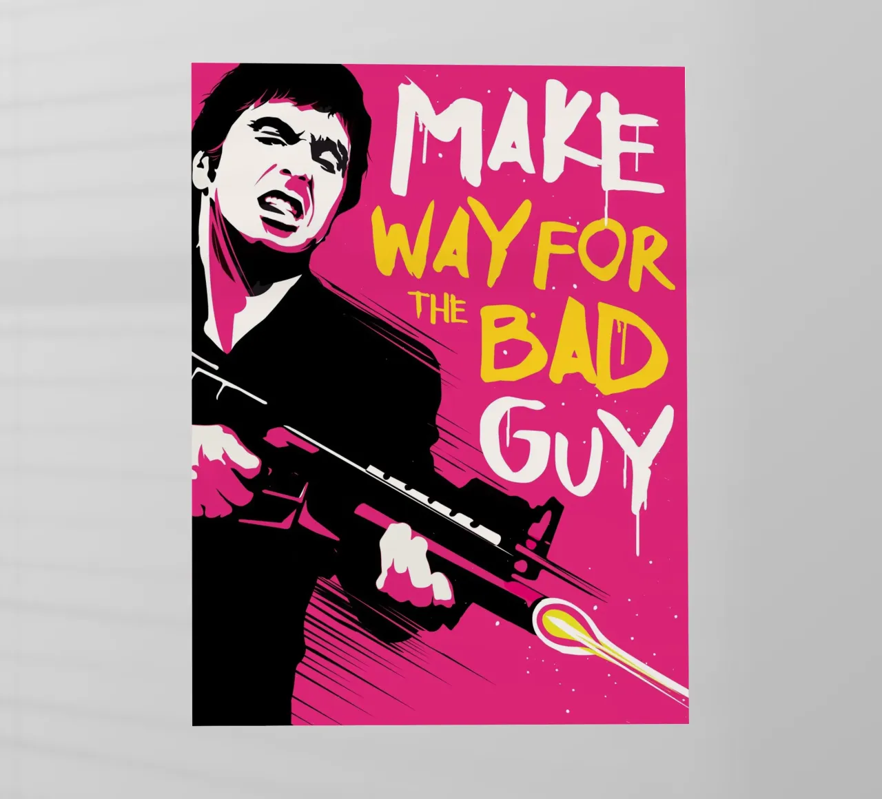 Make way x bad guy pellicola backlit da 2toastdesign