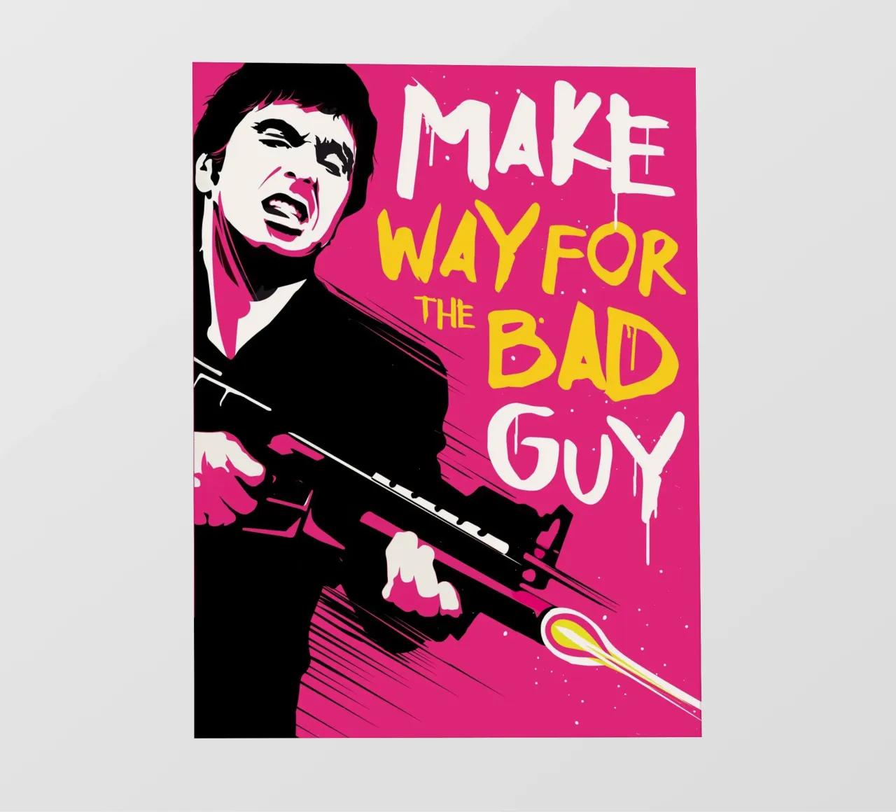 Make way x bad guy pellicola backlit da 2toastdesign