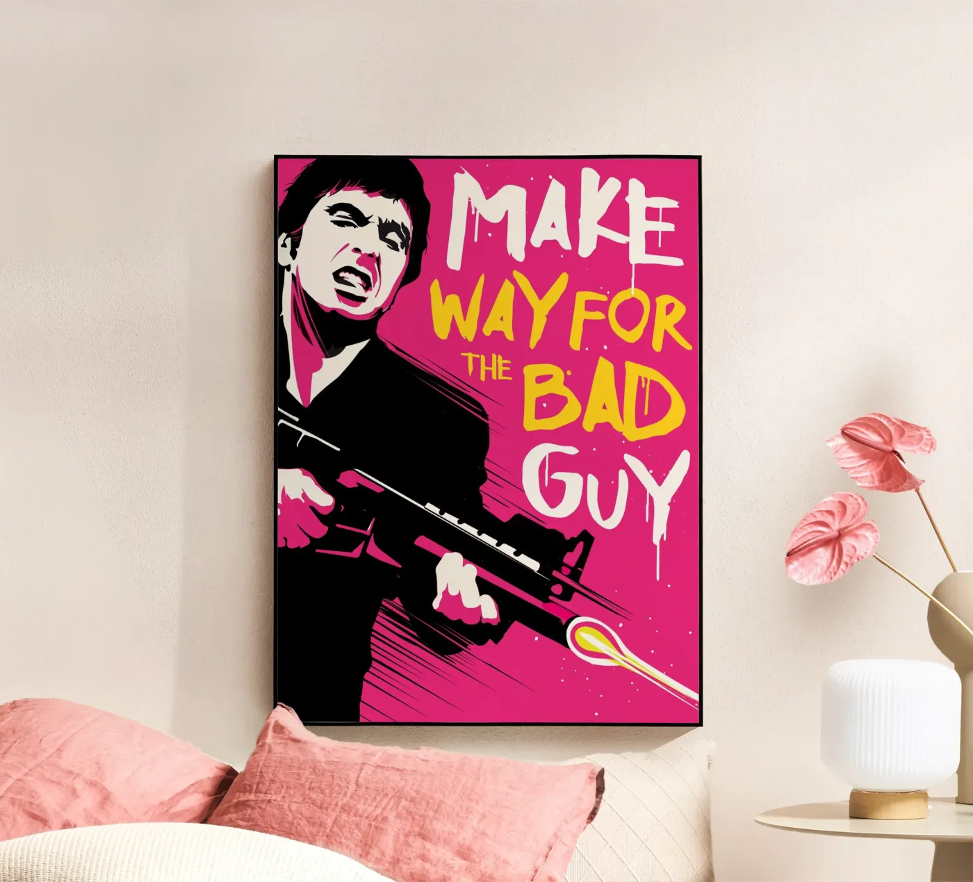 Make way x bad guy acrylic glass by 2toastdesign