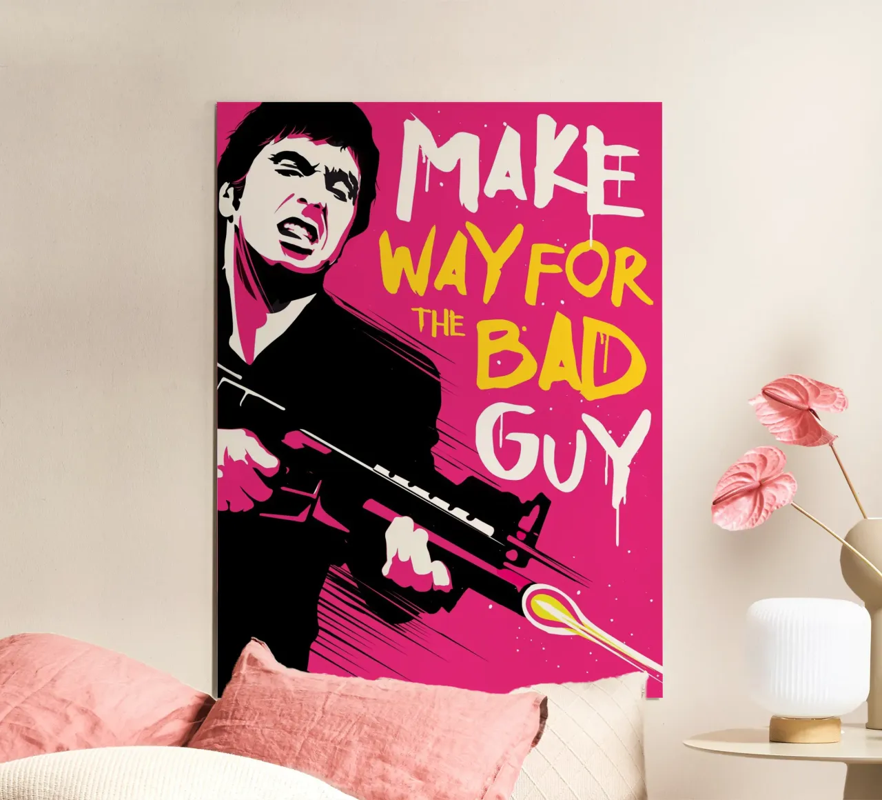 Make way x bad guy poster da 2toastdesign