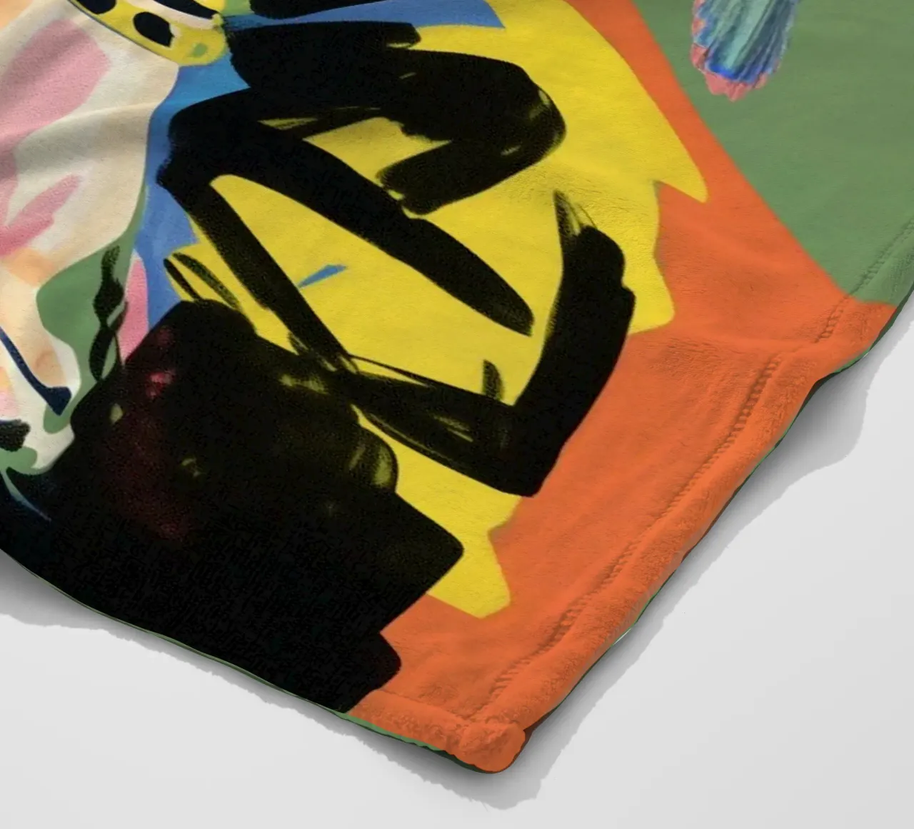 I pappagalli di Kahlo amano coperta in pile da Carinaprint