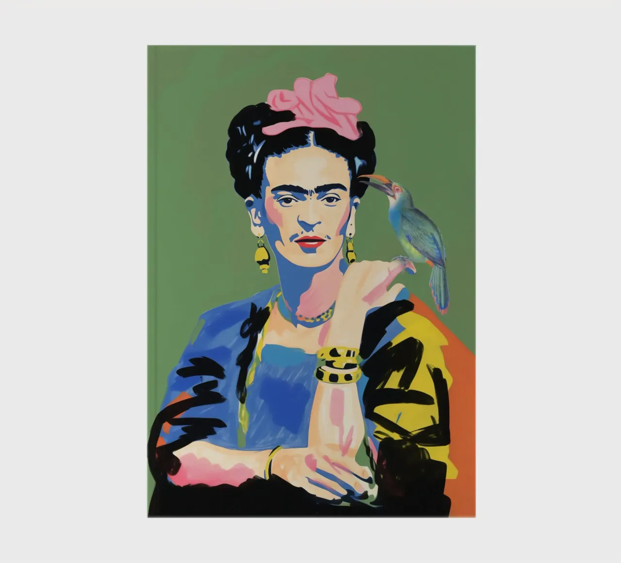 L'amour des perroquets de Kahlo carnet de notes de Carinaprint