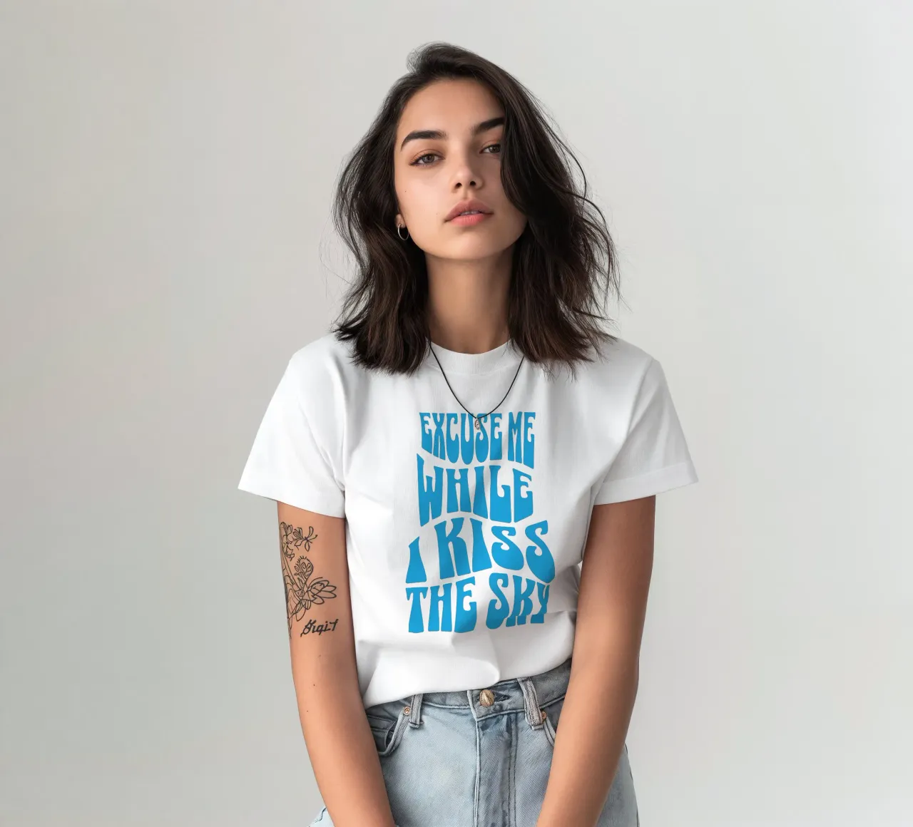 Excuse Me While I Kiss The Sky t-shirt by Gunawan Rb