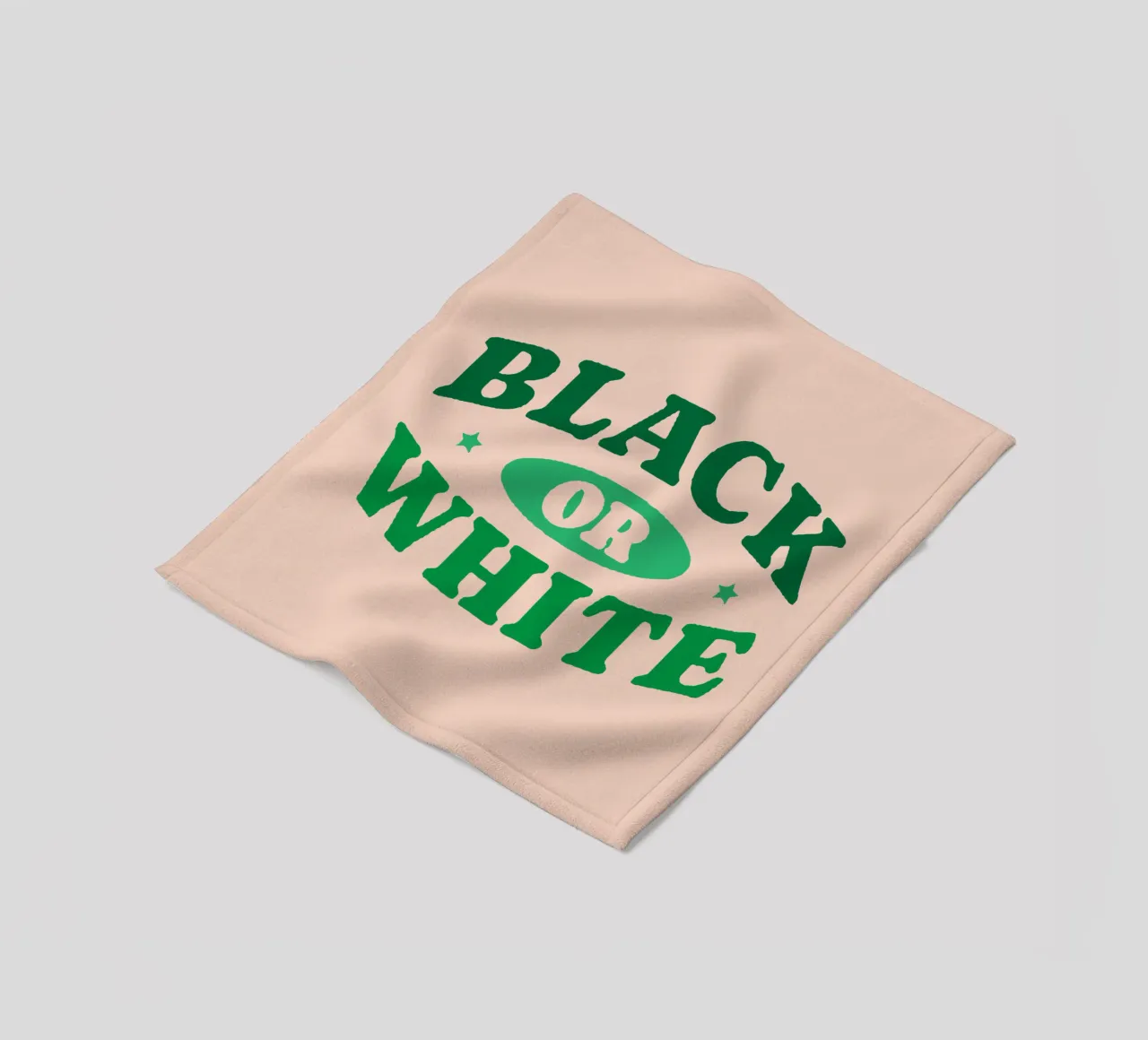 Schwarz oder Weiß Fleecedecke von Gunawan Rb