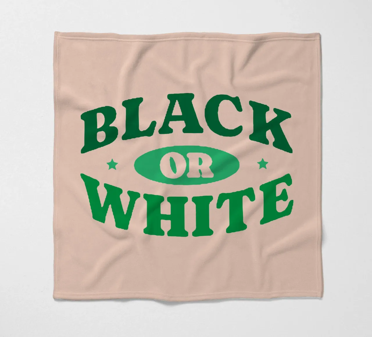 Schwarz oder Weiß Fleecedecke von Gunawan Rb