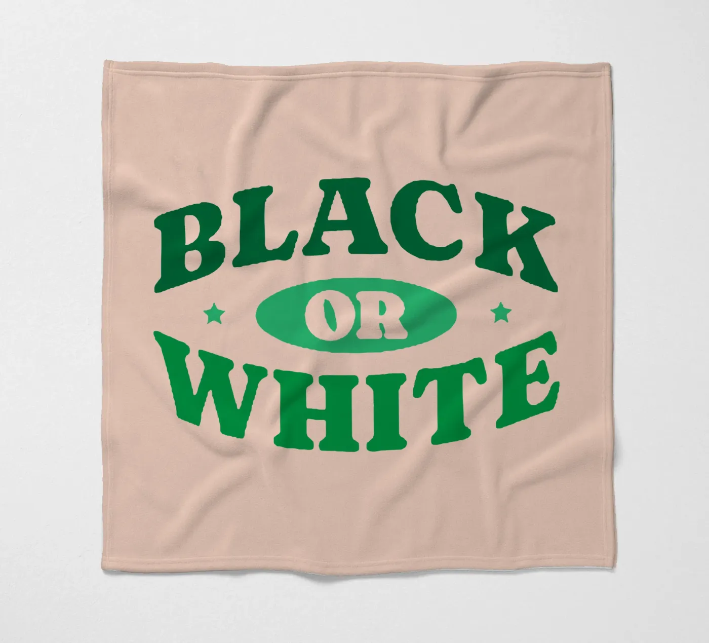 Schwarz oder Weiß Fleecedecke von Gunawan Rb