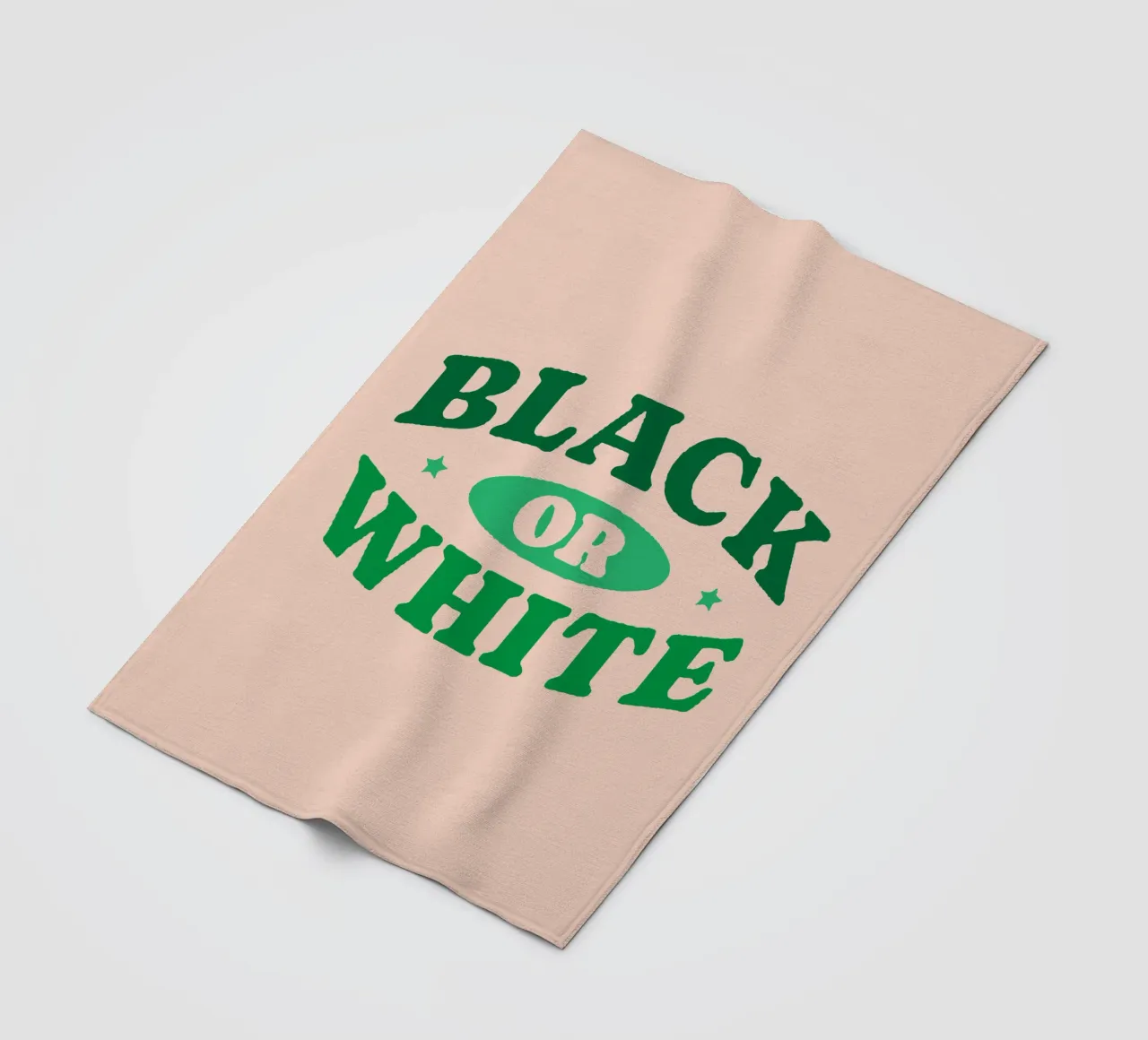 Schwarz oder Weiß Fleecedecke von Gunawan Rb