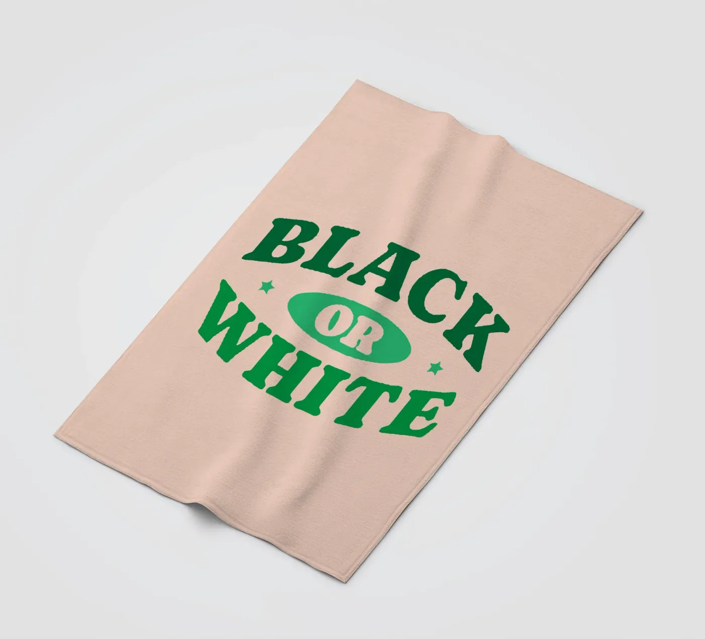 Schwarz oder Weiß Fleecedecke von Gunawan Rb