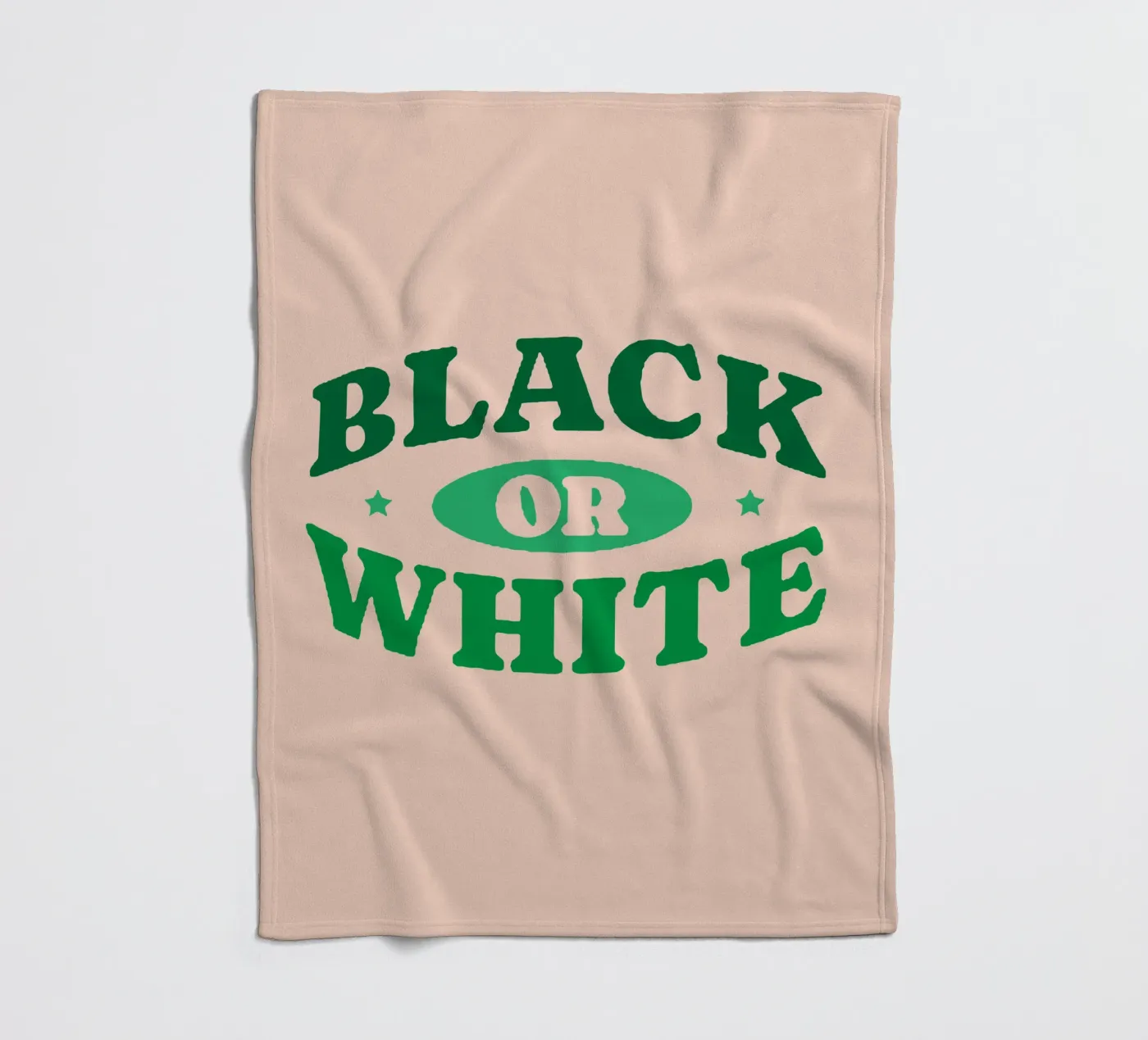 Schwarz oder Weiß Fleecedecke von Gunawan Rb