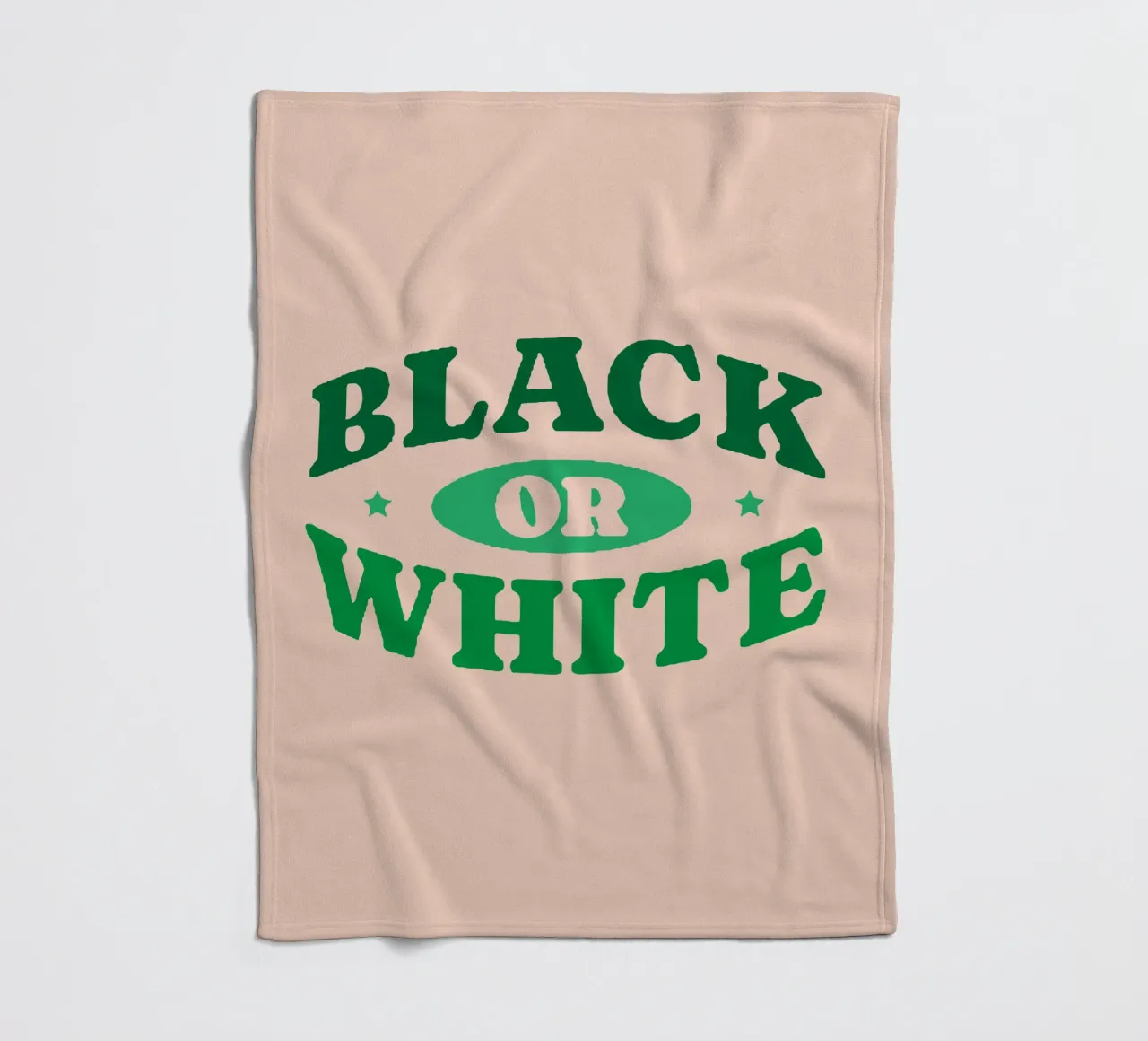 Schwarz oder Weiß Fleecedecke von Gunawan Rb