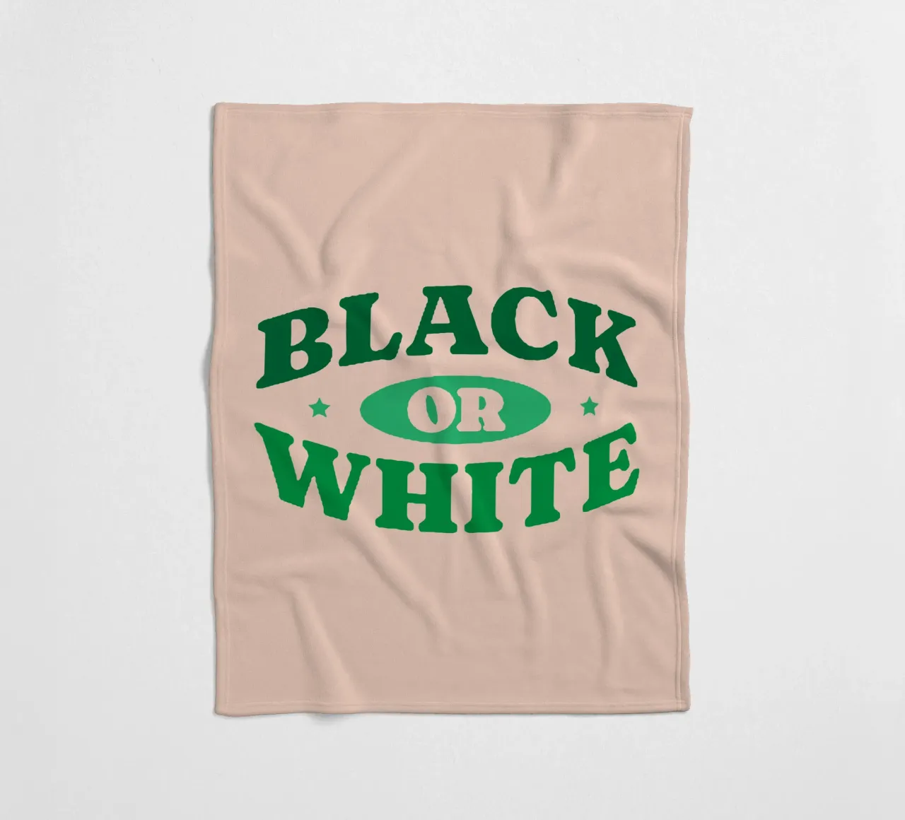 Schwarz oder Weiß Fleecedecke von Gunawan Rb