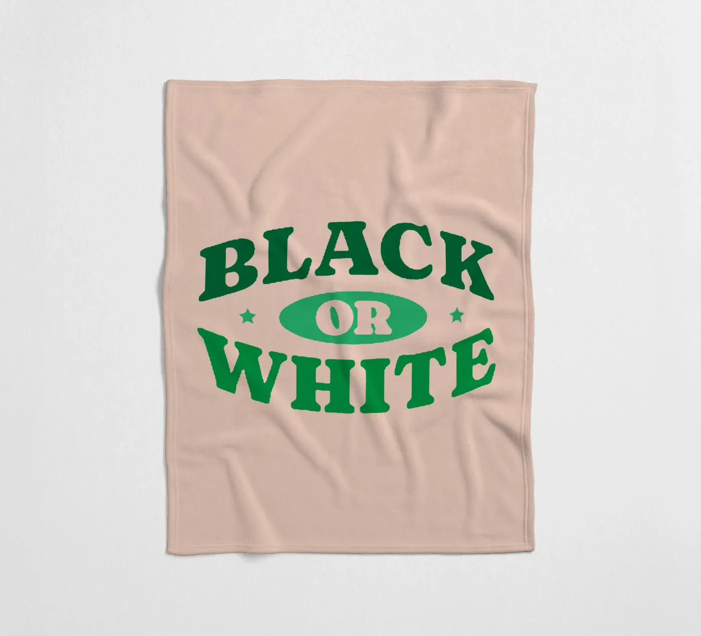 Schwarz oder Weiß Fleecedecke von Gunawan Rb