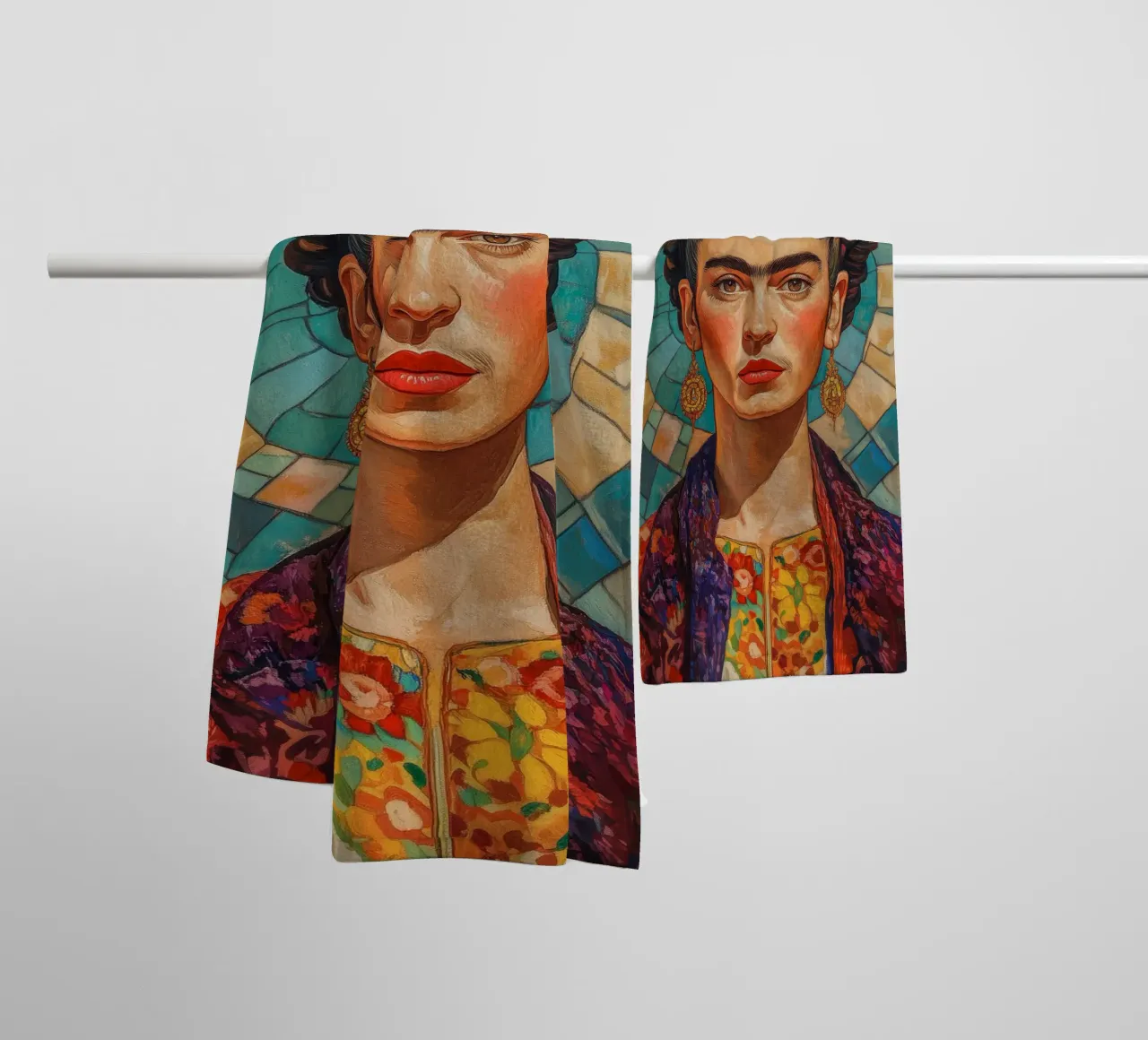 Mosaico Frida Pop asciugamano da bagno da Carinaprint