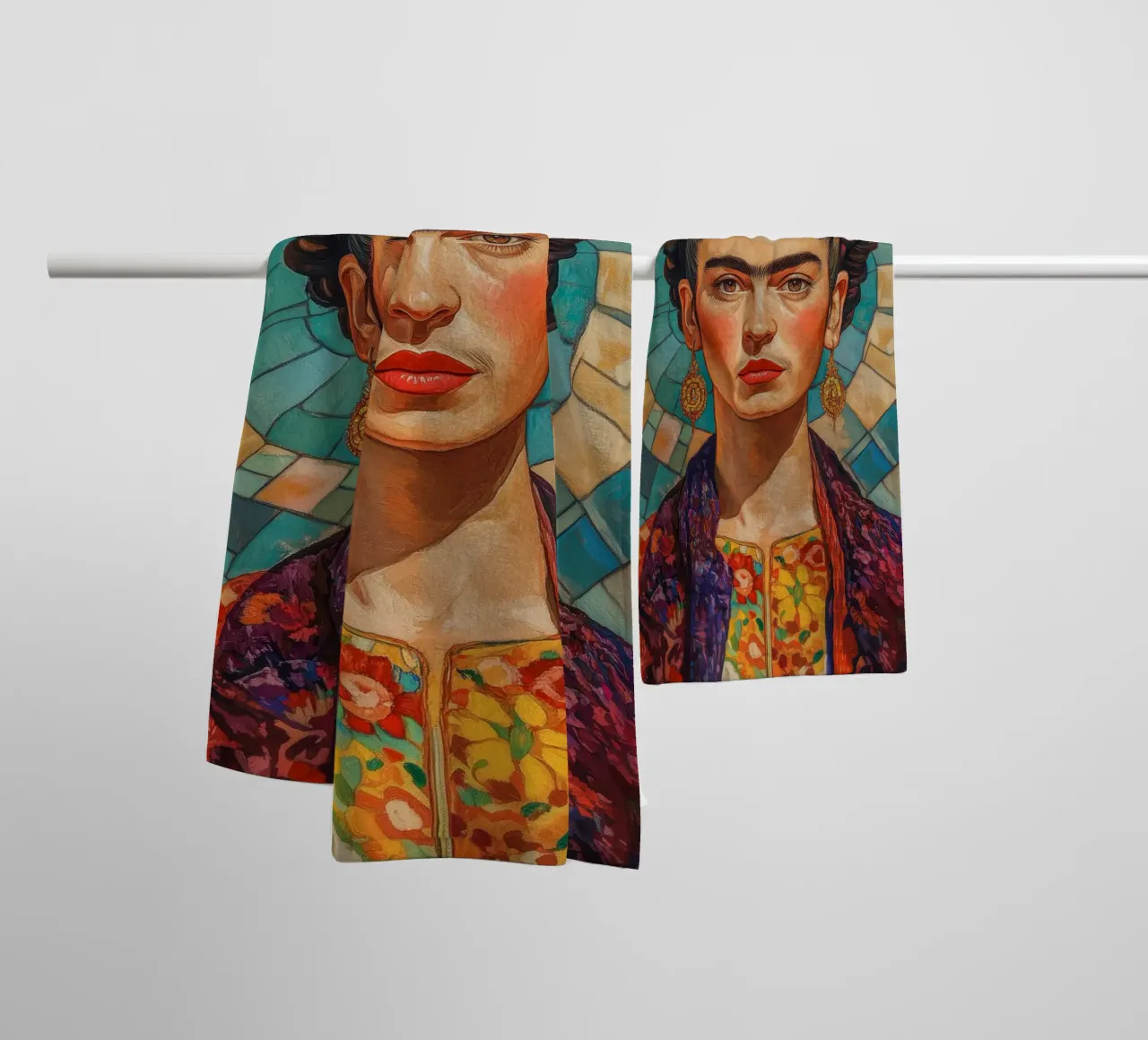 Mosaico Frida Pop asciugamano da bagno da Carinaprint