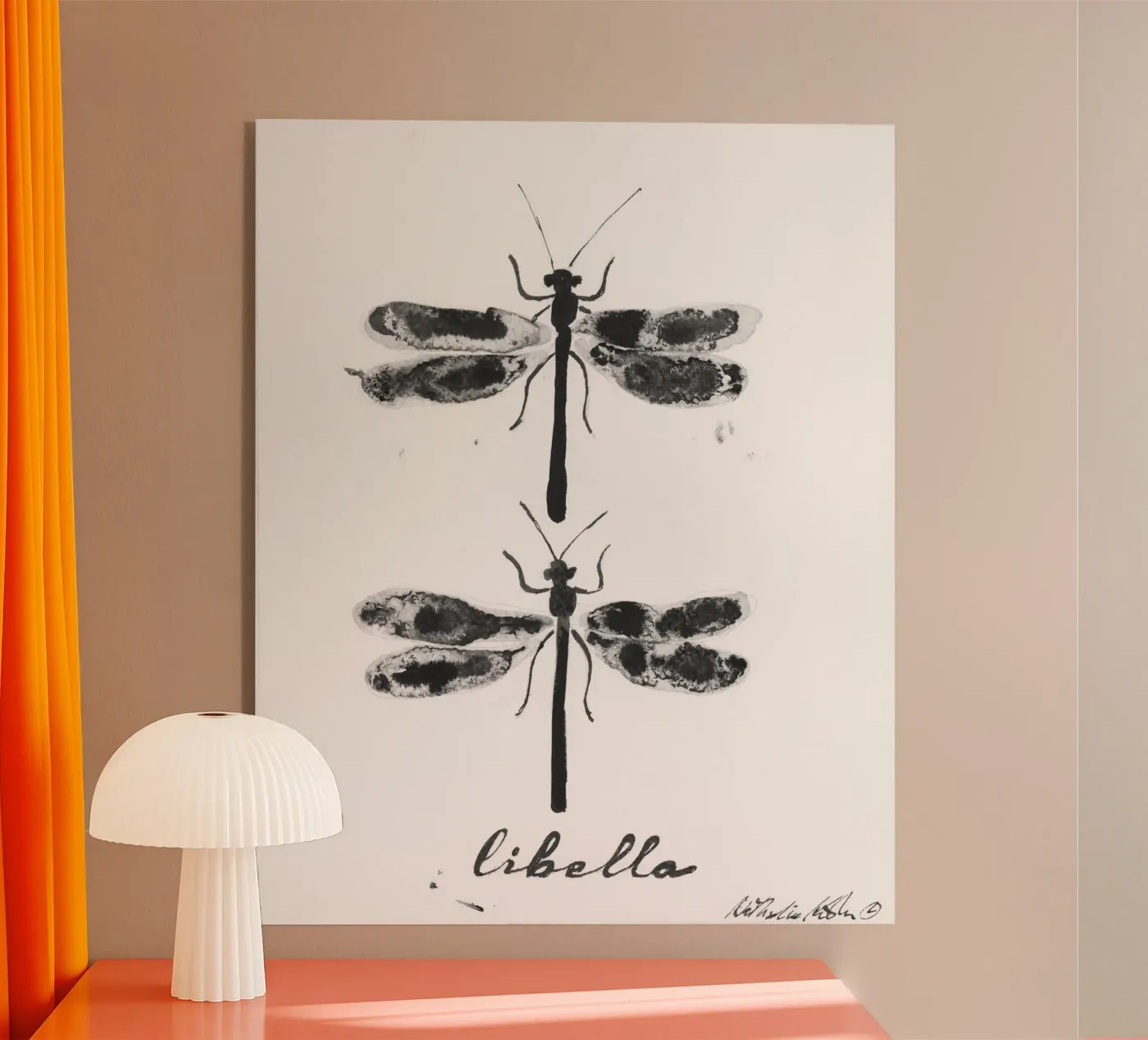 black dragon fly plexiglass da Nathys_illustration