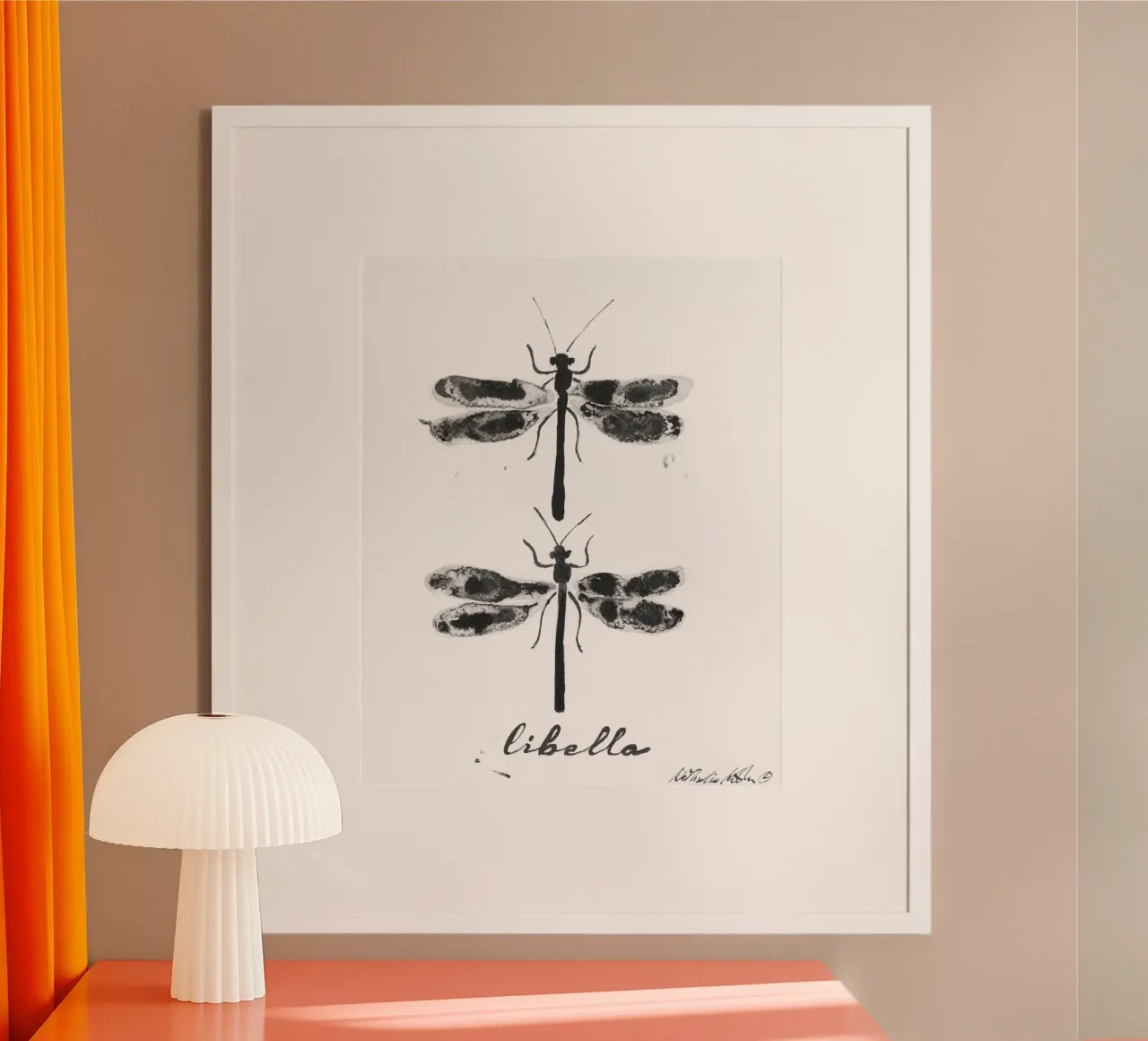 black dragon fly poster da Nathys_illustration