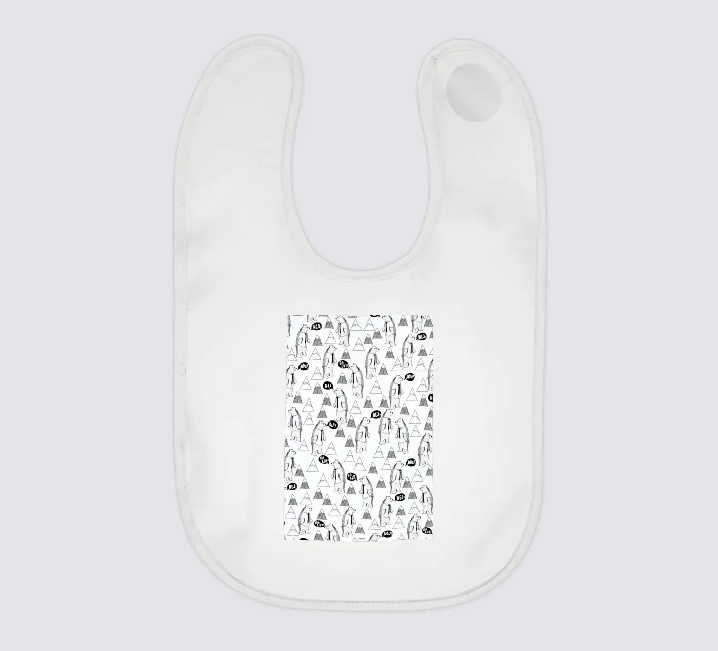Bears baby bib by Iglou