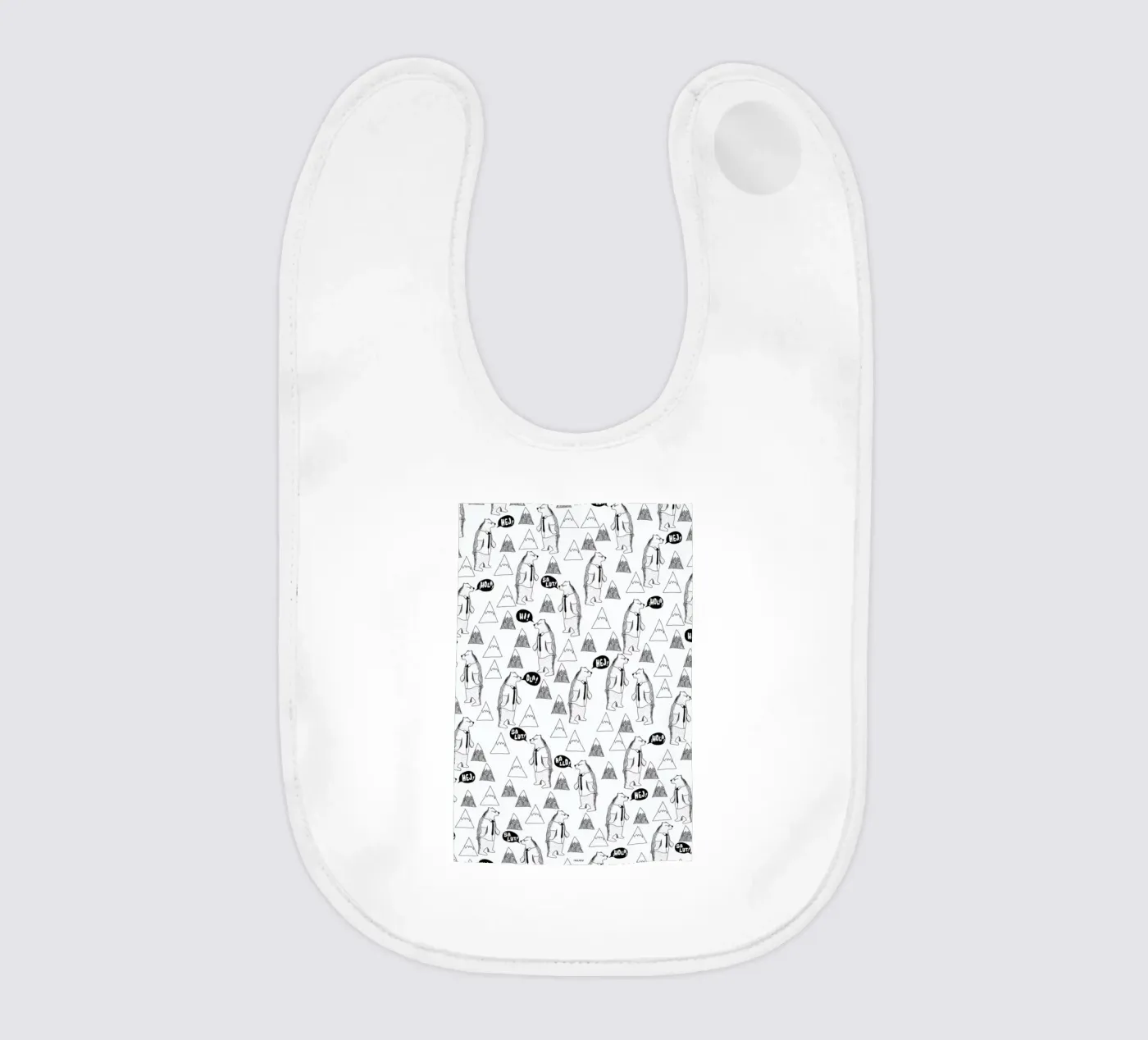 Bears baby bib by Iglou