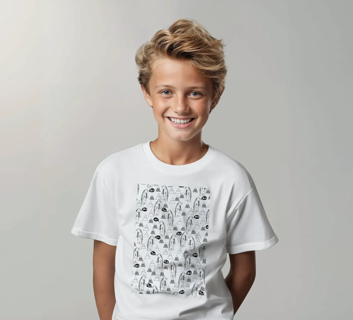 Bears kinder t-shirt van Iglou