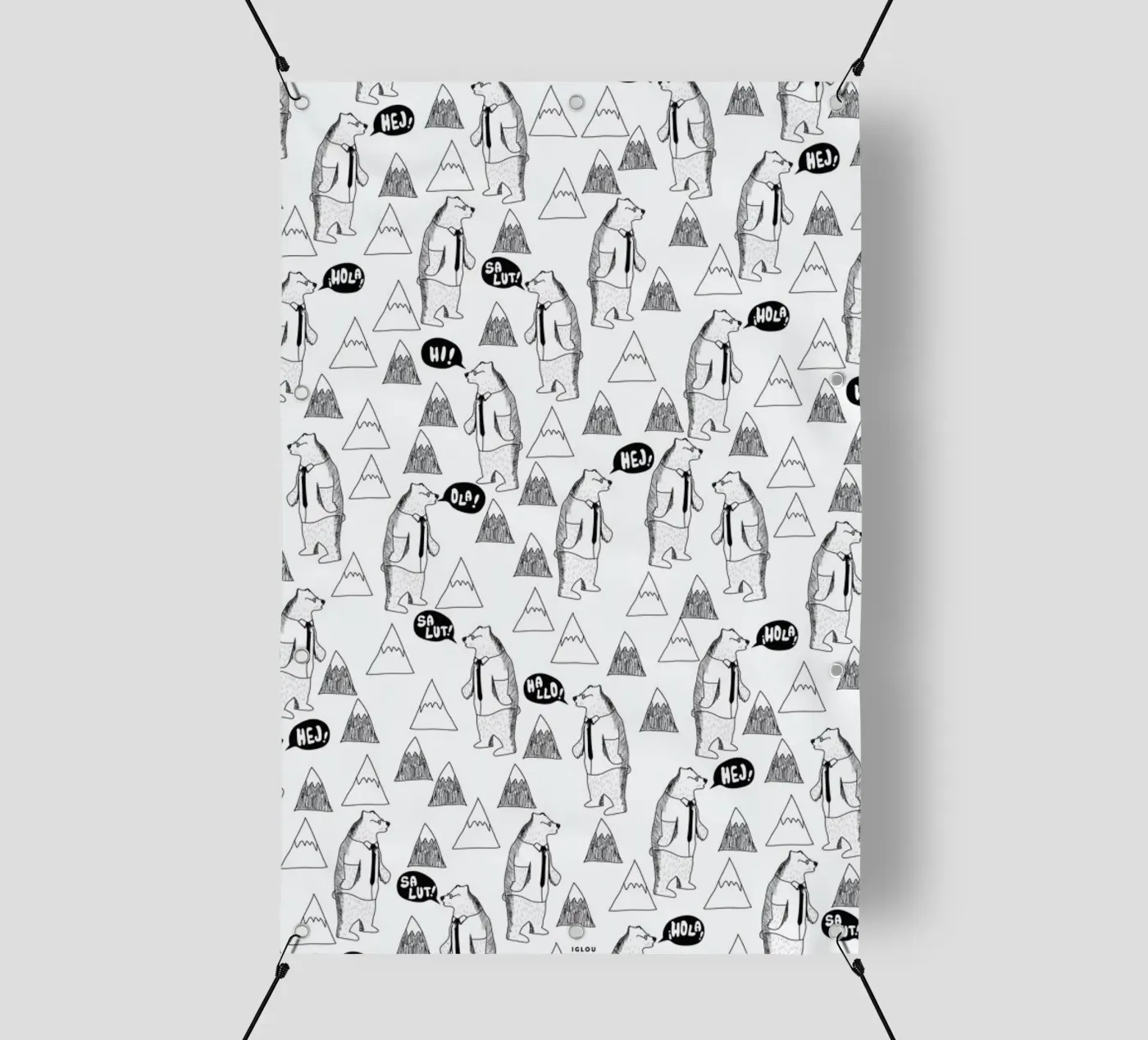 Bears telo in pvc da Iglou
