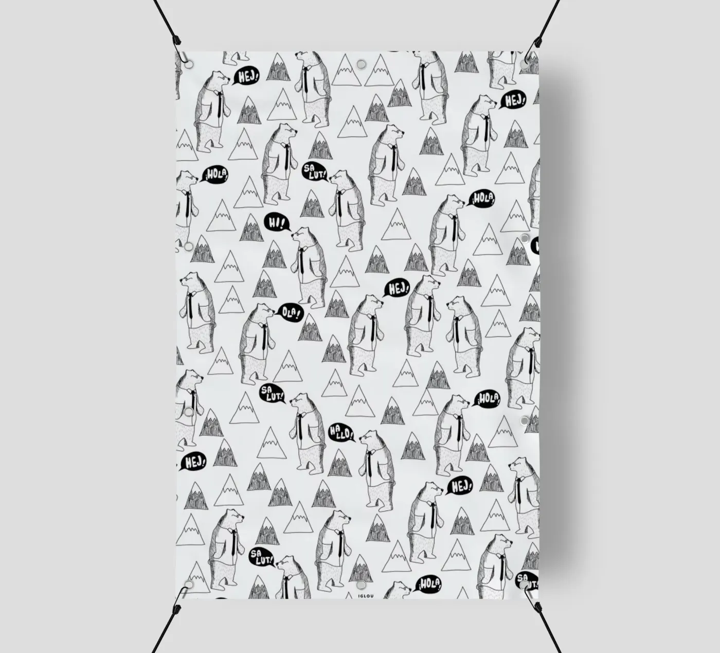 Bears telo in pvc da Iglou