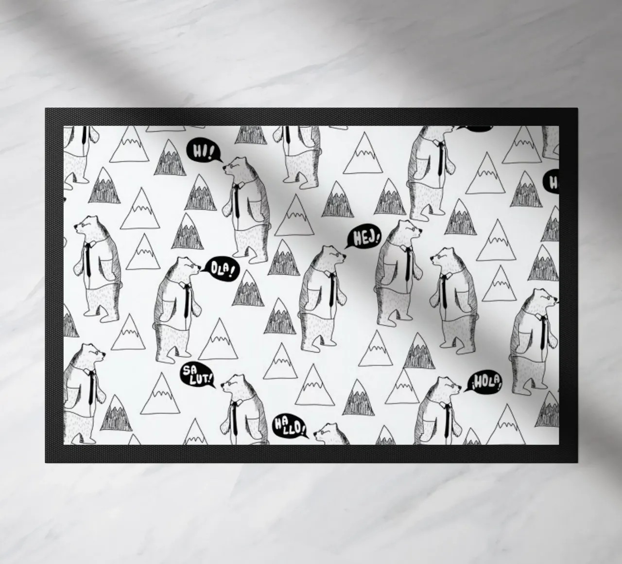 Bears doormat by Iglou