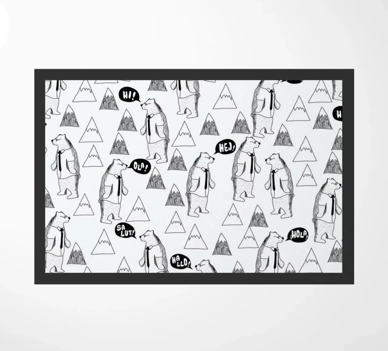 Bears doormat by Iglou