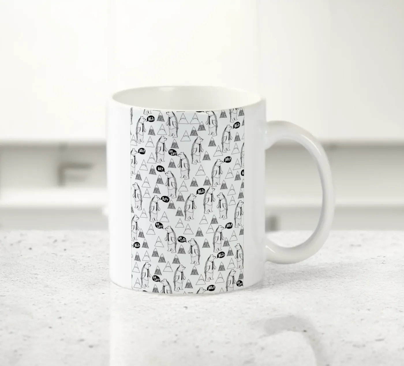 Bears Keramik Tasse von Iglou