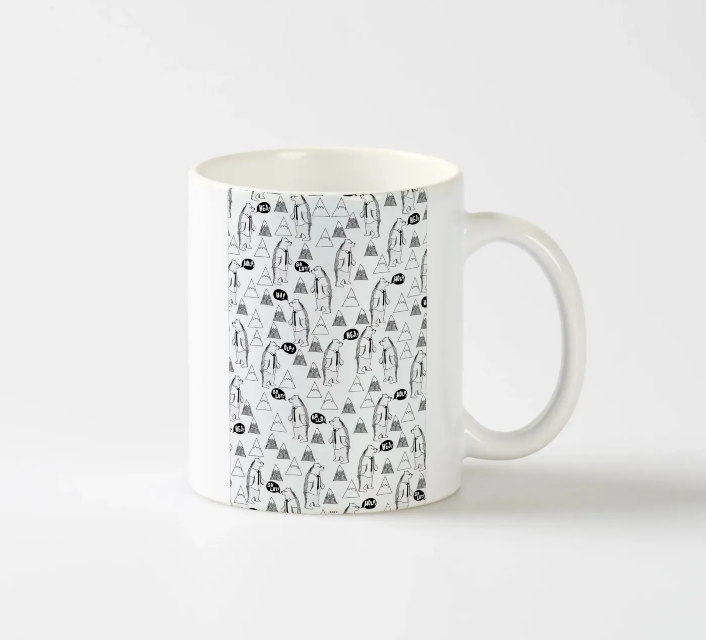 Bears ceramic mug by Iglou