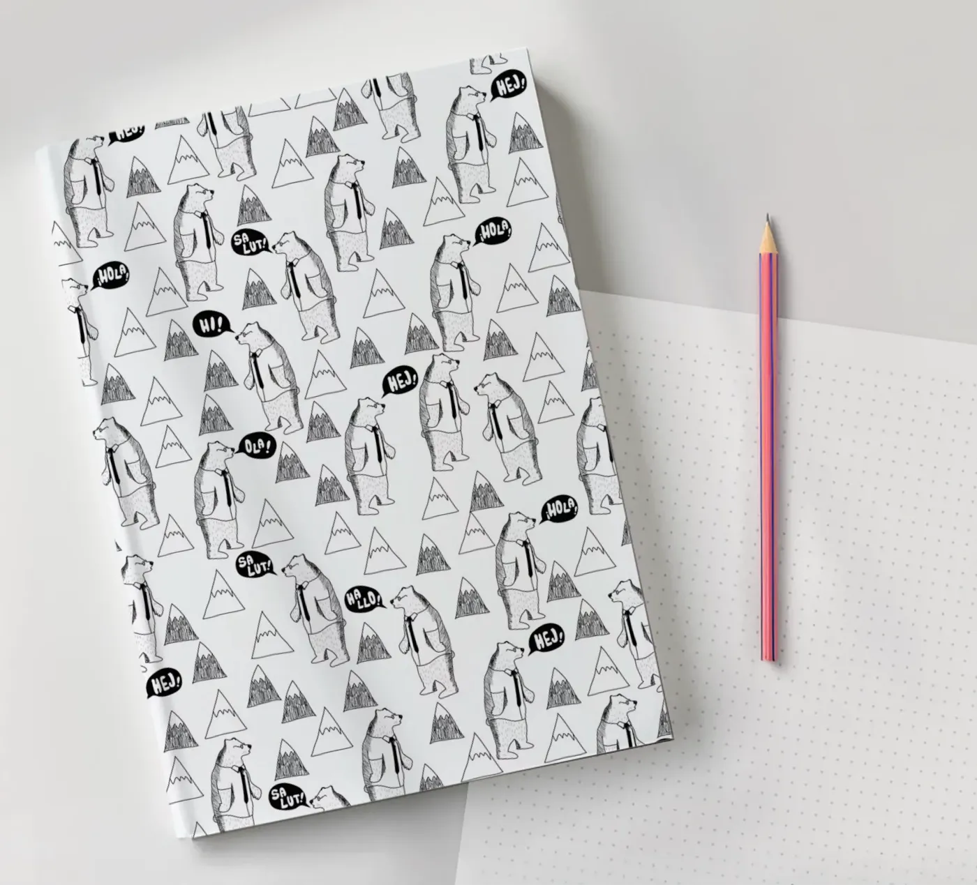 Bears notebook by Iglou