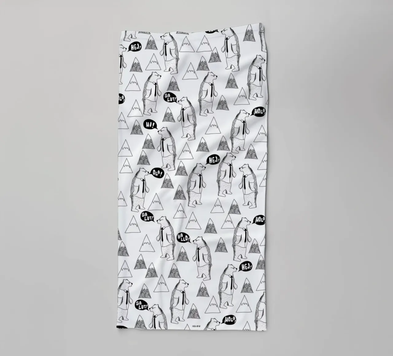 Bears asciugamano da bagno da Iglou