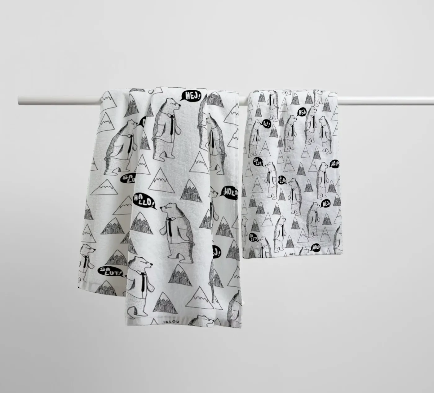 Bears badhanddoek van Iglou