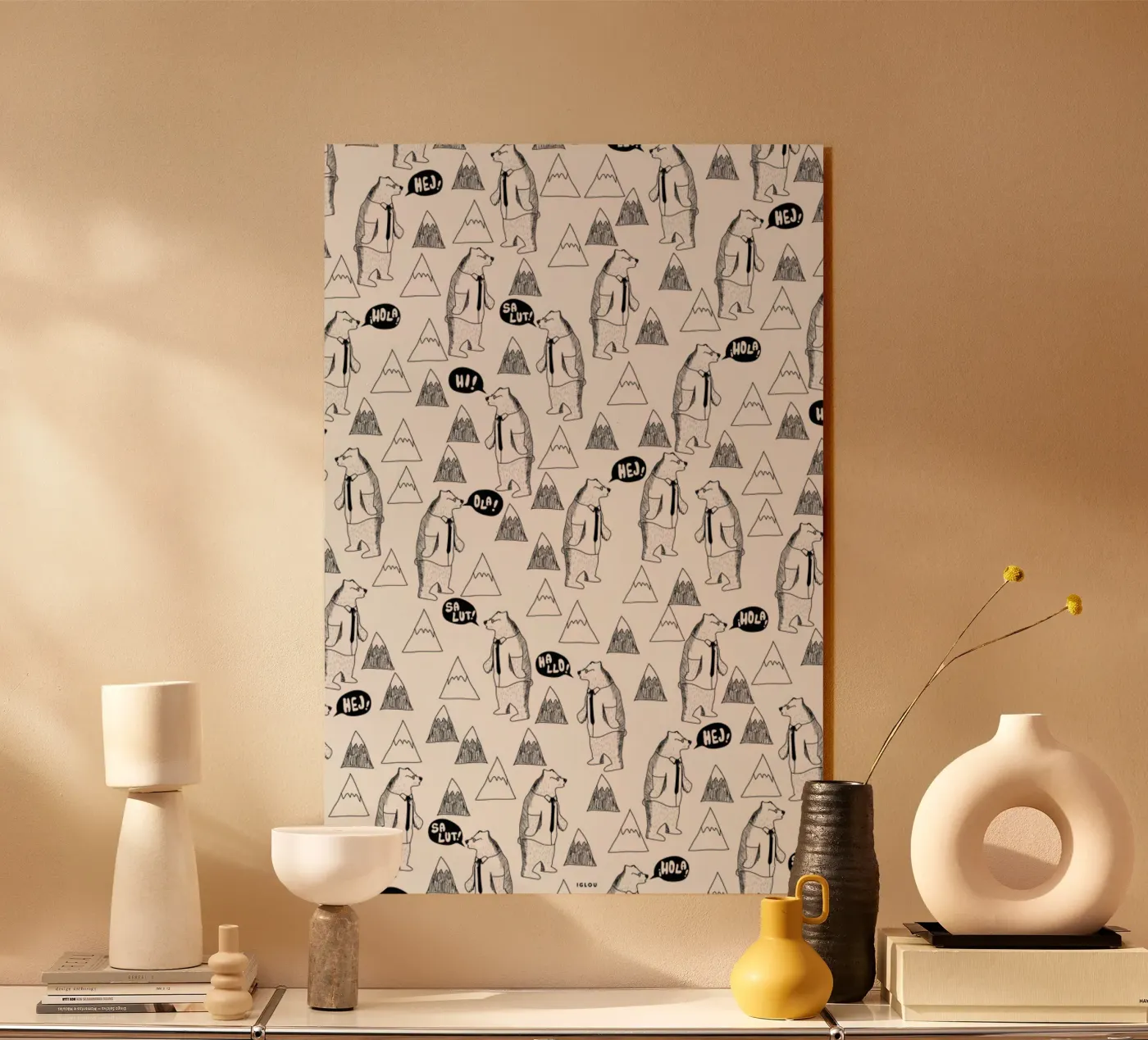 Bears plexiglas de Iglou