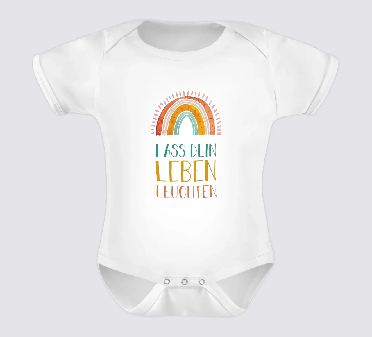 LASS DEIN LEBEN LEUCHTEN body neonato maniche corte da YOUR WALK