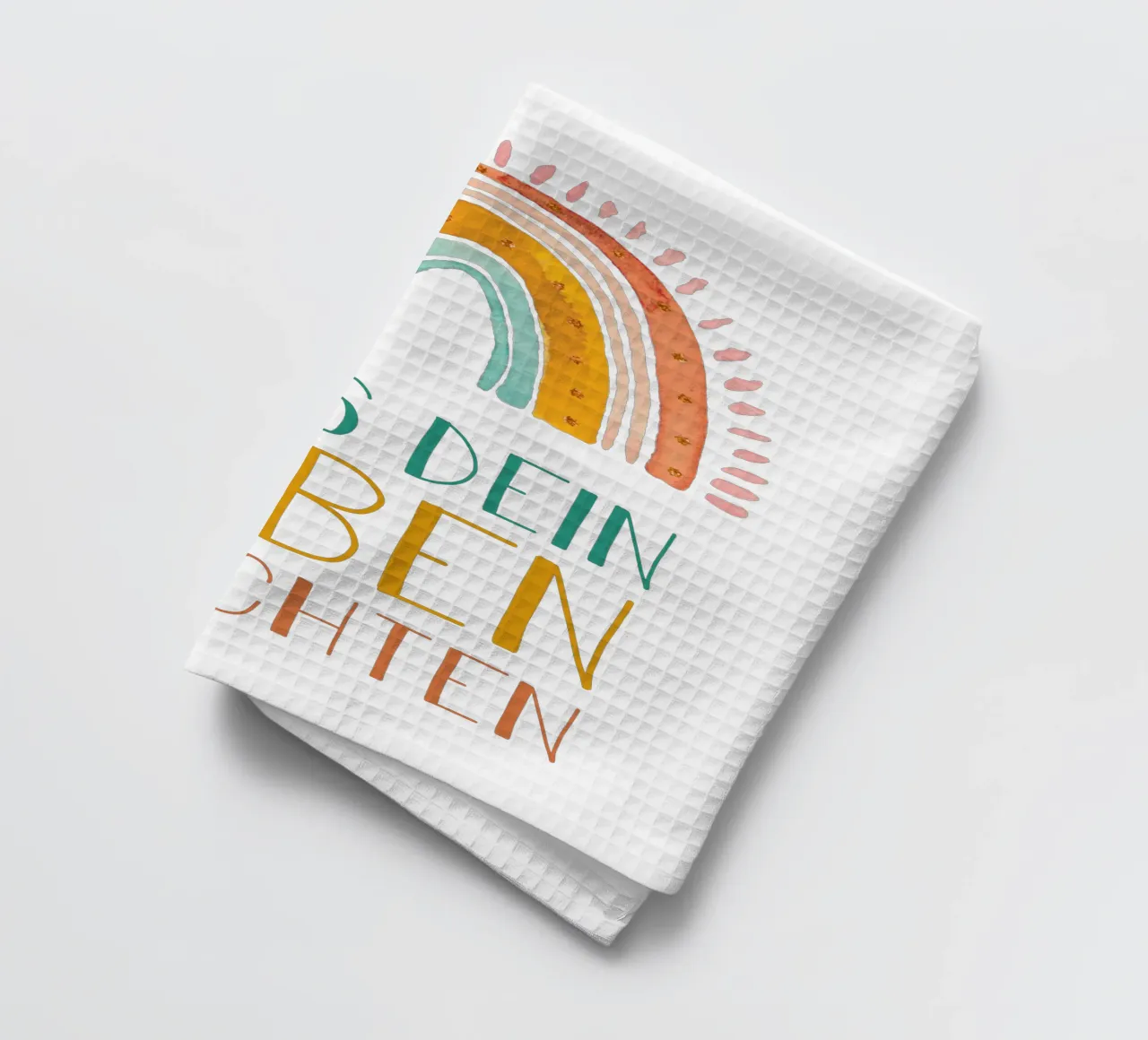 LASS DEIN LEBEN LEUCHTEN canovaccio da cucina da YOUR WALK