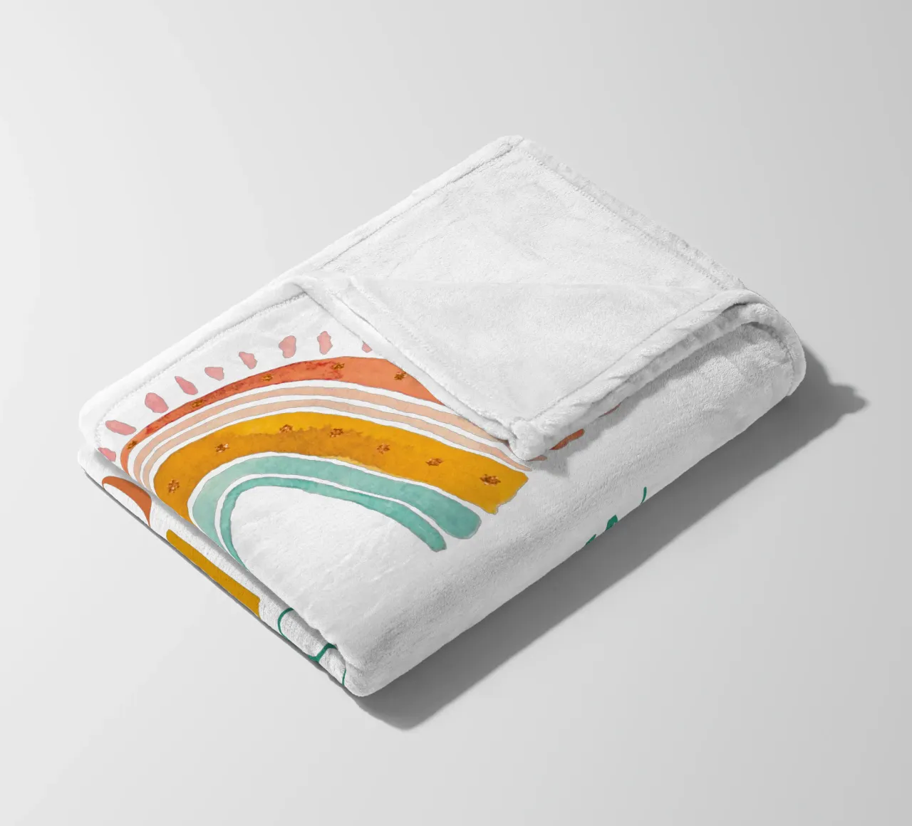 LASS DEIN LEBEN LEUCHTEN fleece blanket by YOUR WALK