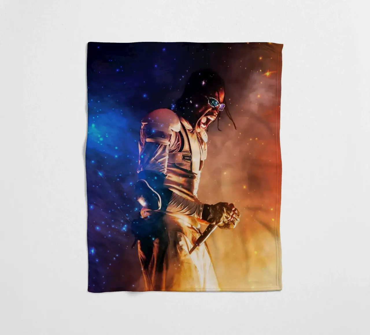 Travis Scott 61 coperta in pile da music soul