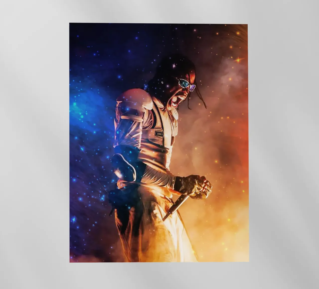 Travis Scott 61 pellicola backlit da music soul