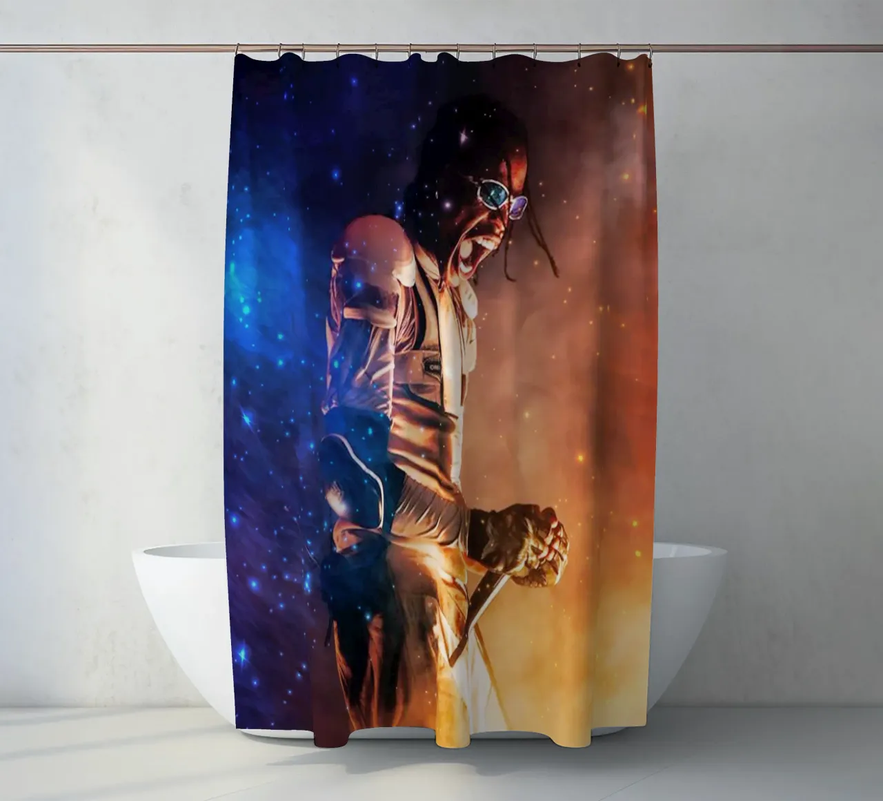 Travis Scott 61 rideau de douche de music soul
