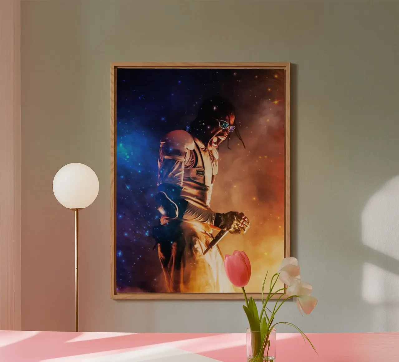 Travis Scott 61 alluminio dibond da music soul