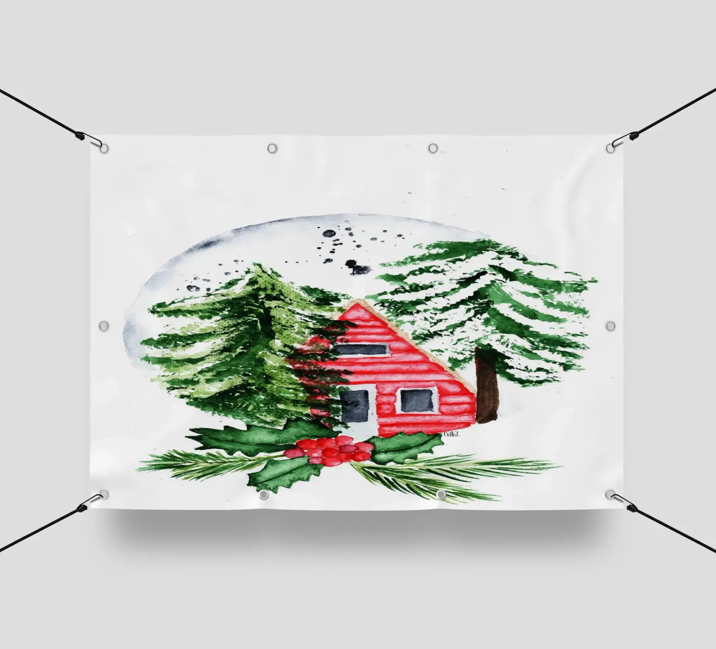 casa minuscola magica telo in pvc da Nathys_illustration